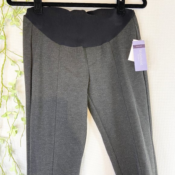 Motherhood Maternity Skinny Legging Pant Grey Extra Small - Picture 6 of 14